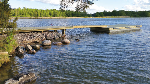 Betoniponttonilaituri 6x3 metriä